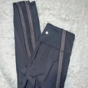 Lululemon size 6 Leggings with mesh detailing down side